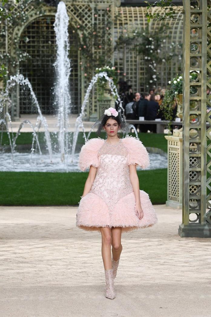 Kaia Gerber - Chanel Kaia Gerber durante la sfilata Chanel Haute Couture 2018
