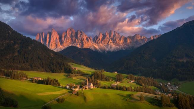 Austria Tramonto sulle Dolomiti