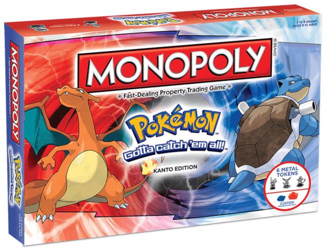Monopoly Pokemon Kanto Edition Una versione di Monopoli dedicata ai Pokémon