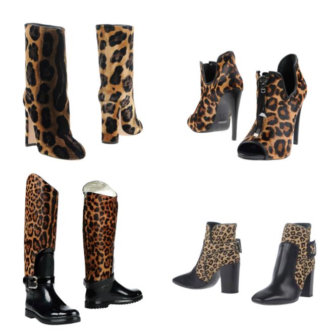 Gli stivali leopardati luxury su Yoox Stivali dalla stampa animalier come Dolce&Gabbana