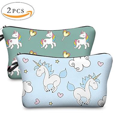 Beauty case con unicorni