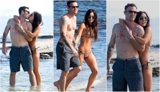 Megan Fox e Brian Austin Green in vacanza alle Hawaii Megan Fox e Brian Austin Green alle Hawaii