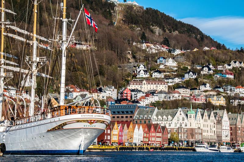Bergen Una veduta di Bergen