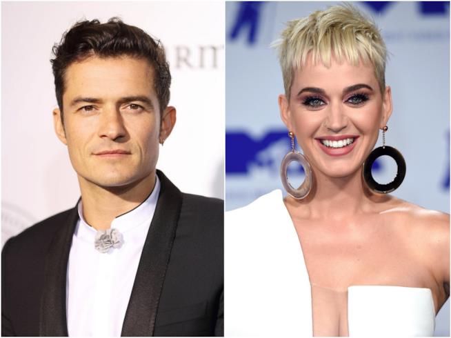 Katy Perry e Orlando Bloom fotografati a Praga, dove trascorreranno il weekend Katy Perry e Orlando Bloom