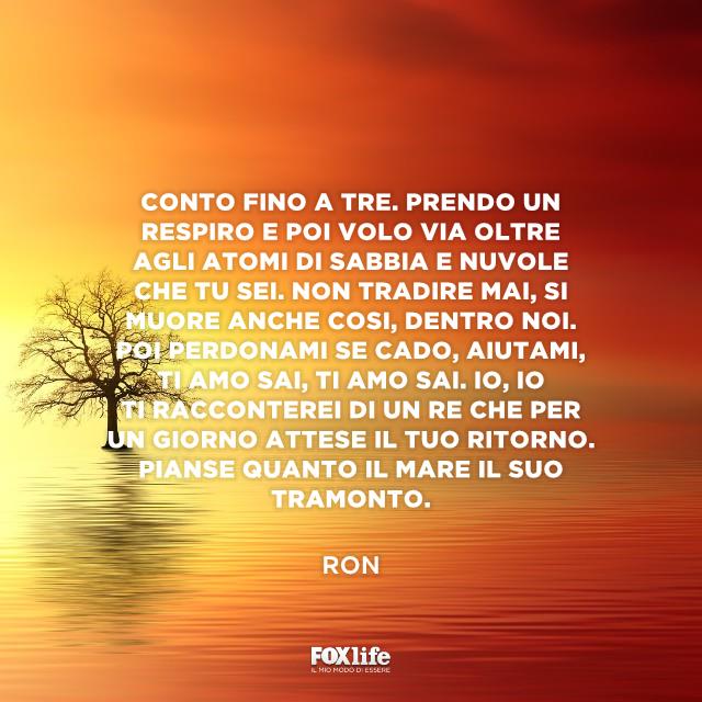 Canzone Ron Tramonto sul lago