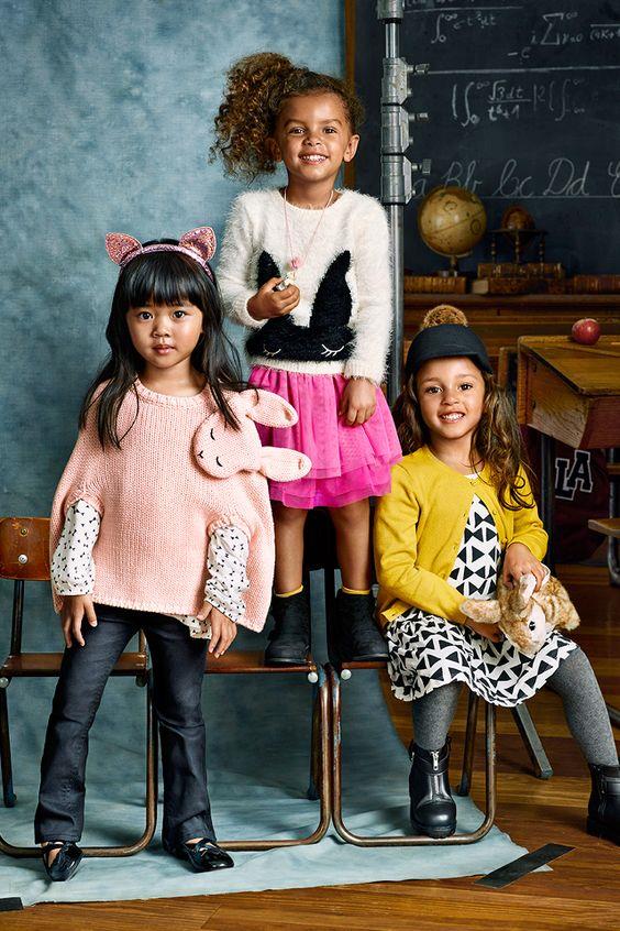 look femmina per la scuola vestire le bambine in inverno per la scuola