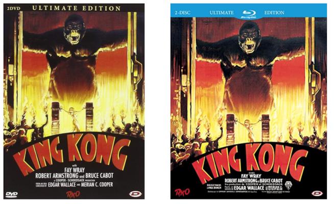 King Kong di Merian C. Cooper ed Ernest B. Schoedsack King Kong DVD e Blu-ray