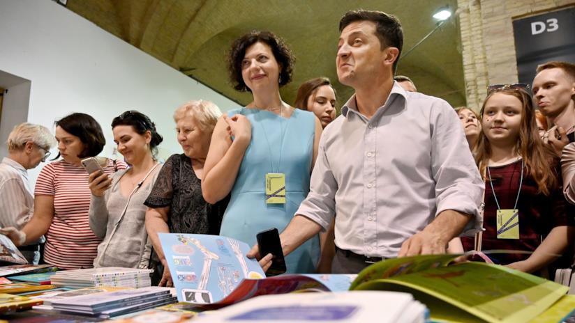 Volodymyr Zelensky, presidente ucraino Il presidente dell'Ucraina, Volodymyr Zelensky