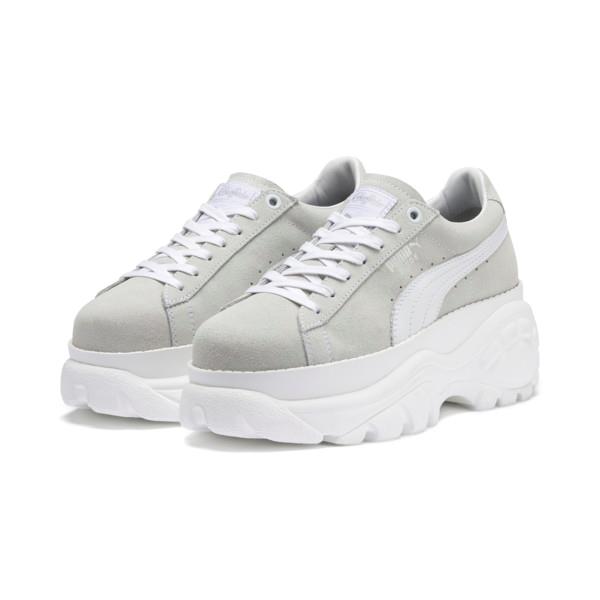 Sneakers PUMA x BUFFALO Suede Sneakers PUMA x BUFFALO in pelle scamosciata color bianco ghiaccio Puma