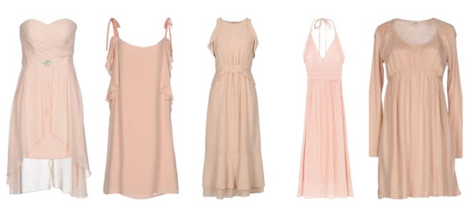 Vestiti corti in Millennial Pink di moda per la primavera estate 2018 Mini abiti e vestiti corti in rosa per l'estate 2018