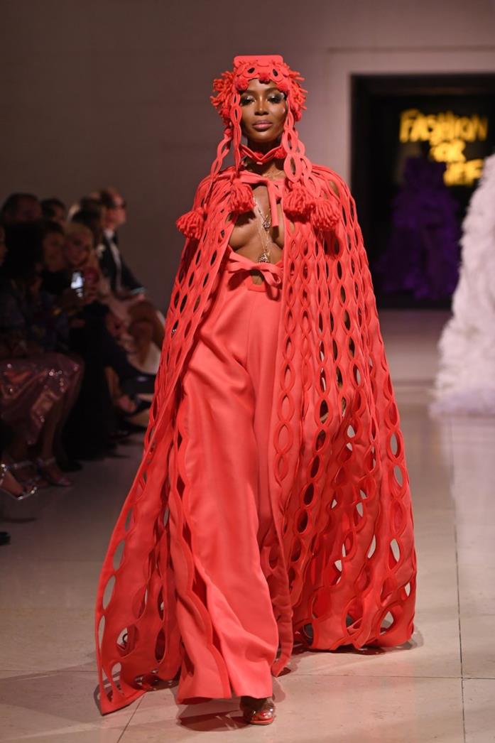 Naomi Campbell: tutte le foto dell'evento Fashion for Relief Naomi Campbell sfila per Fashion for Relief