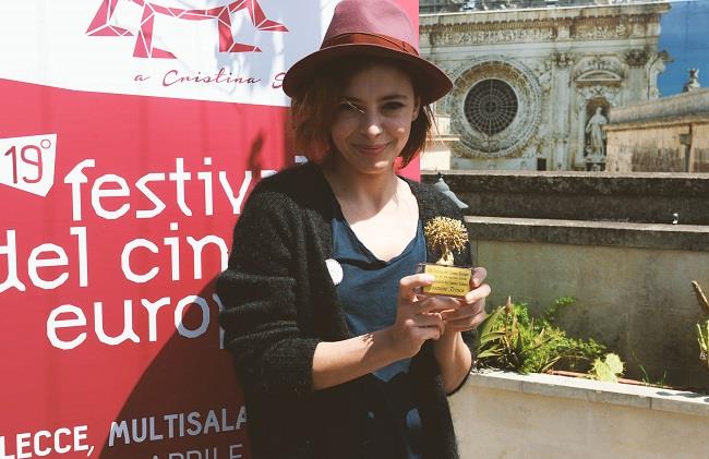 Jasmine Trinca riceve l'Ulivo d'oro alla carriera del Festival del cinema europeo di Lecce Jasmine Trinca, premiata la sua carriera al Festival del cinema europeo di Lecce