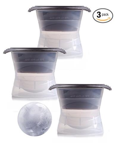 Set di 3 Vaschette in Silicone per Fare il Ghiaccio