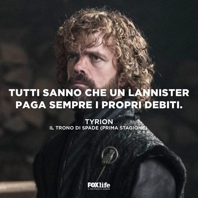 Frase Tyrion Lannister Primo piano dell'attore