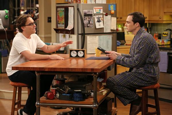 Leonard e Sheldon in The Big Bang Theory Leonard e Sheldon in una scena di The Big Bang Theory