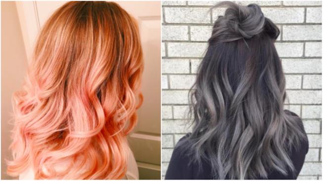 Blorange e Grey: i colori di capelli più trendy del 2017 Un collage tra chioma Blorange e Grey