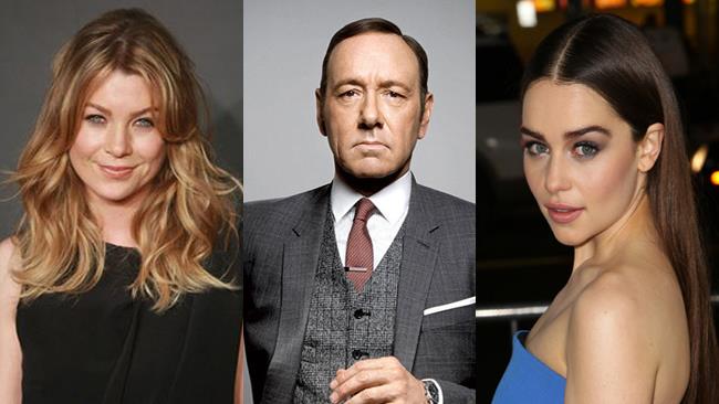 L'ingaggio di Ellen Pompeo e delle altre star più pagate della TV Ellen Pompeo, Kevin Spacey e Emilia Clarke