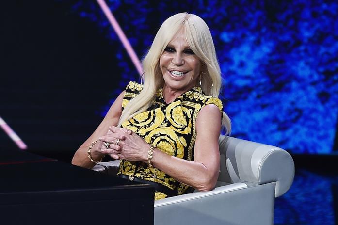 Donatella Versace Donatella Versace a Che tempo che fa
