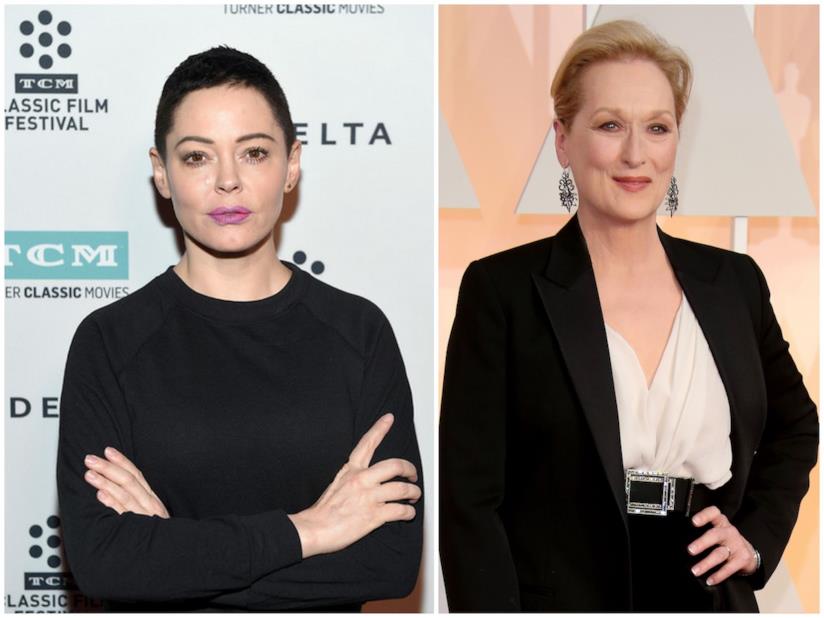 Rose McGowan contro Meryl Streep: accuse di omertà per il caso Weinstein Rose McGowan e Meryl Streep