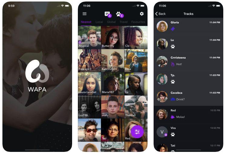 Wapa: Appuntamenti lesbici Schermate dell'app Wapa