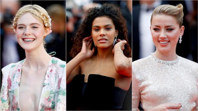 I beauty look migliori dalla seconda serata del Festival di Cannes 2019 Elle Fanning, Tina Kunakey e Amber Heard