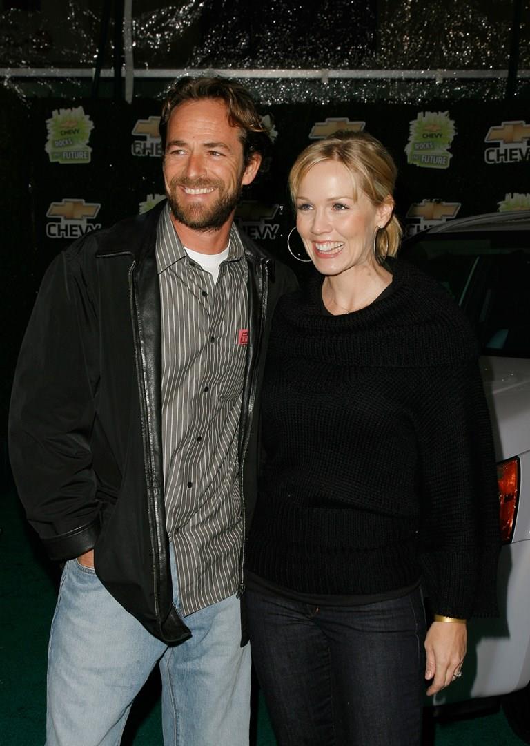 Luke Perry e Jennie Garth insieme Luke Perry e Jennie Garth