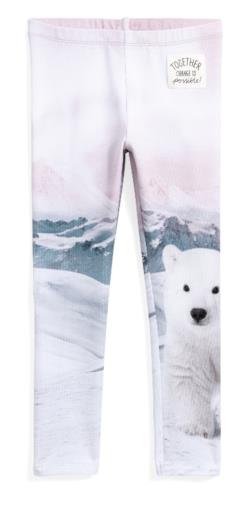 Leggings jersey di cotone stampato