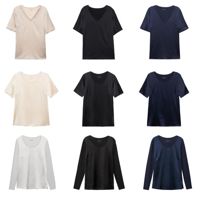 Maglia manica corta e lunga seta Intimissimi Sublime Silk Maglia manica corta e lunga seta Intimissimi Sublime Silk
