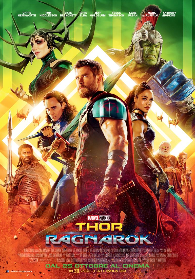 Thor: Ragnarok, ecco il nuovo poster italiano Il nuovo poster di Thor: Ragnarok