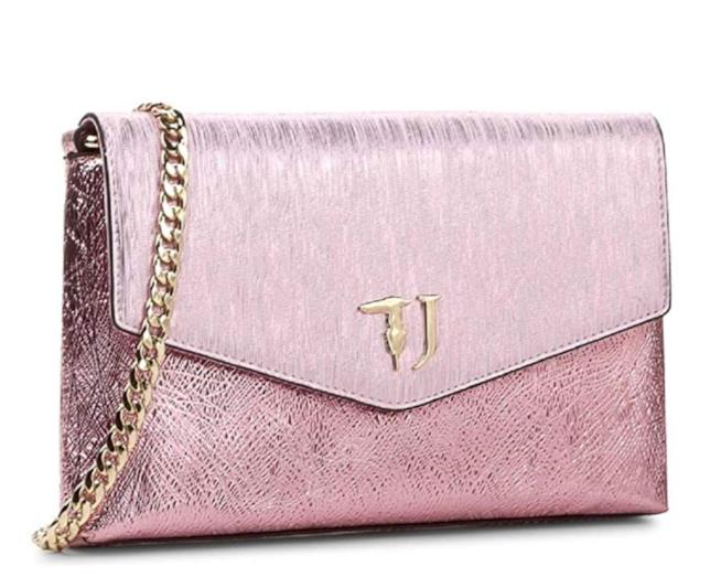 Borsa pochette Borsa pochette in pelle martellata