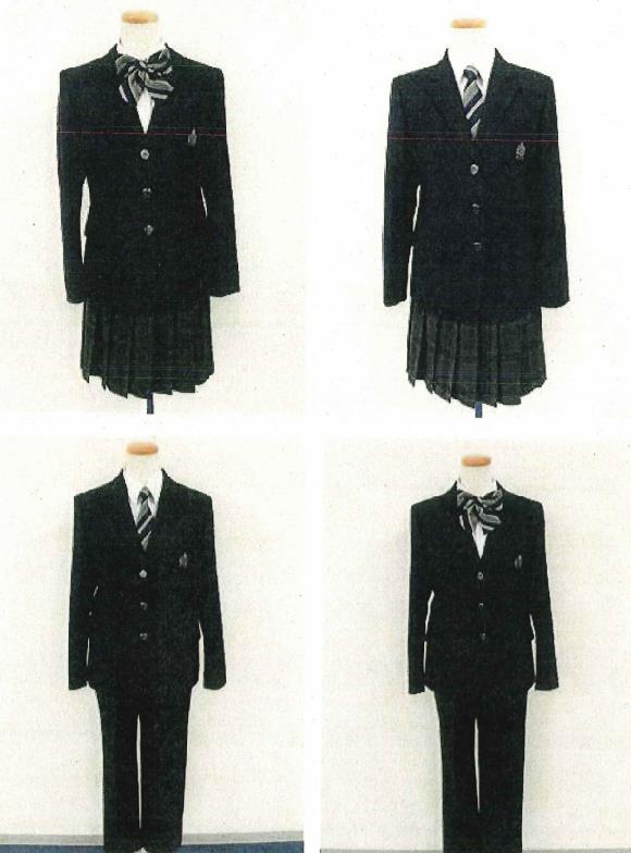 Kashiwanoha Junior High - Uniformi Quattro uniformi del Kashiwanoha Junior High