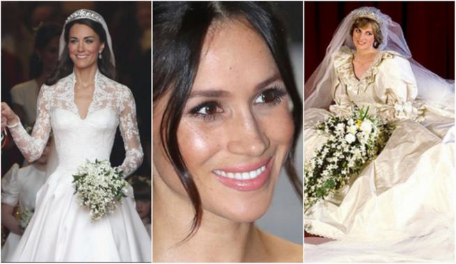 Abiti da sposa principesse inglesi Collage abiti da sposa