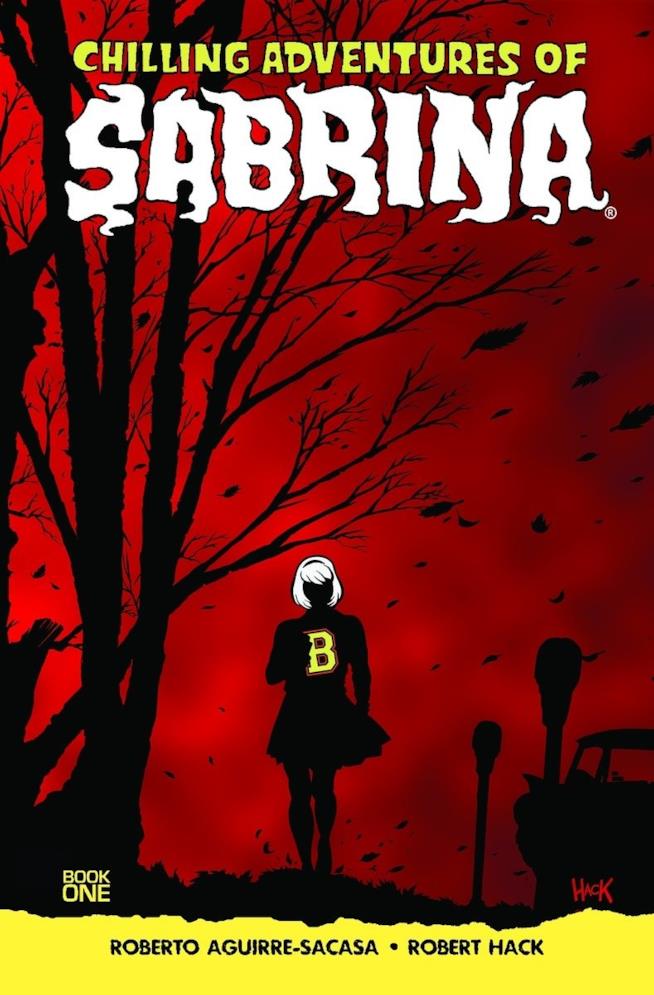The Chilling Adventures of Sabrina Il primo volume di The Chilling Adventures of Sabrina con la copertina rossa