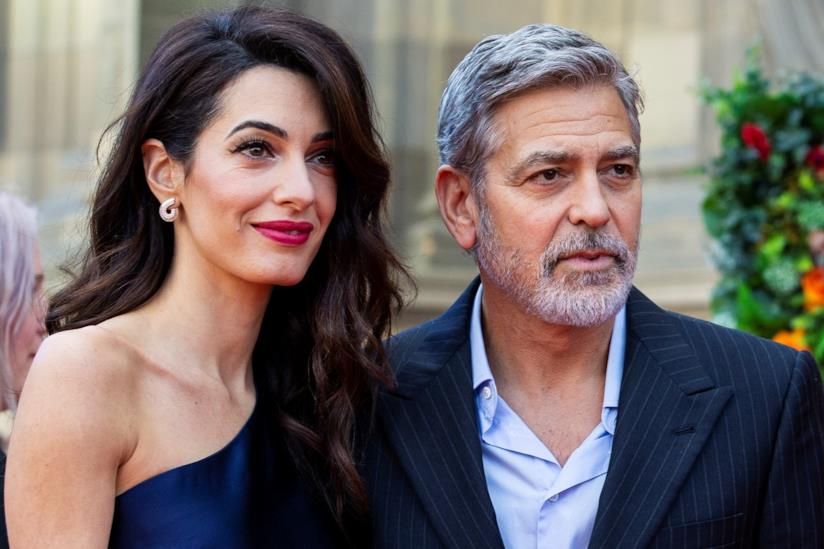 George e Amal Clooney George Clooney e la moglie Amal