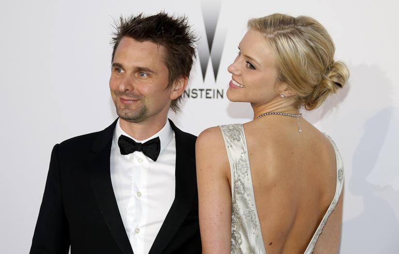Matt Bellamy e Elle Evans Matt Bellamy con la fidanzata Elle Evans