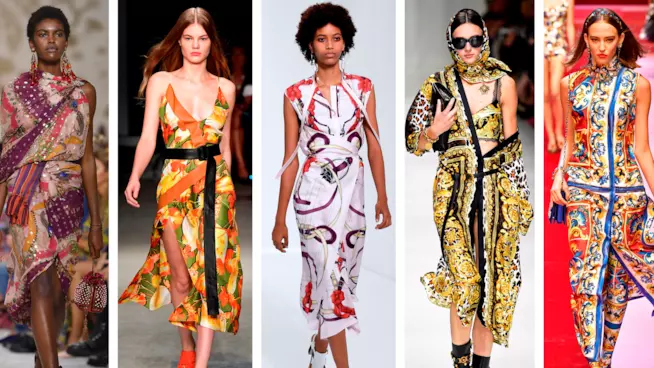 Le collezioni a tema foulard per l'estate 2018 Foulard dresses collezioni primavera estate 2018