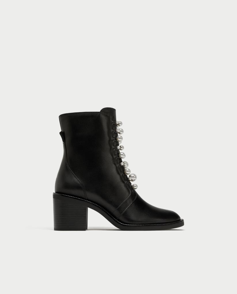 Stivaletti in pelle di Zara da regalare a Natale Stivaletti in pelle di Zara per Natale