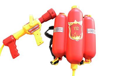 Pistola ad acqua a forma di estintore
