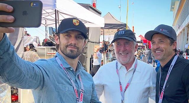 Milo Ventimiglia e Patrick Dempsey al circuito di Sebring Milo Ventimiglia e Patrick Dempsey insieme in uno scatto