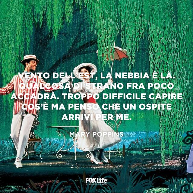 Frase di presagio da Mary Poppins Mary Poppins e lo spazzacamino