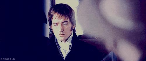 Una scena di Orgoglio e Pregiudizio Mr. Darcy ed Elizabeth Bennet in una scena di Orgoglio e Pregiudizio