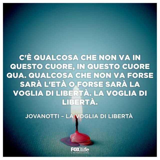 Citazione Jovanotti Candela che si spegne