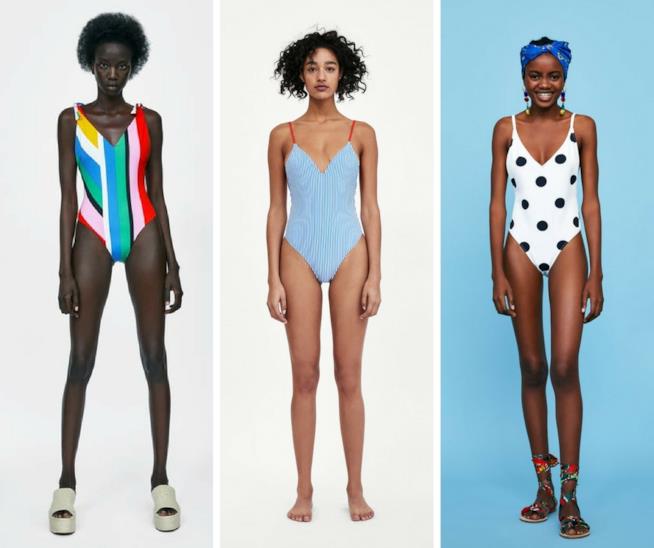 Costumi stampati Zara Costumi one piece Zara 2018