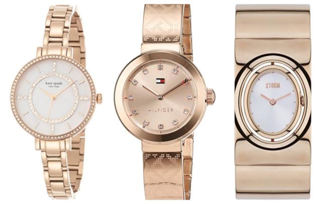 Gli orologi rosa gold da donna moda estate 2018 Rosa oro, gli orologi da polso di tendenza per l'estate 2018