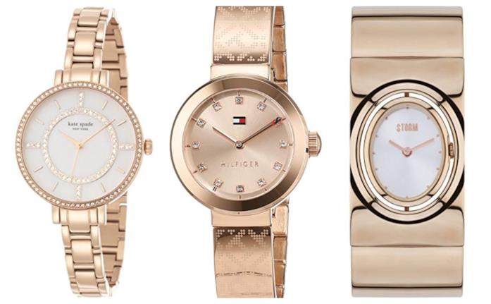 Gli orologi rosa gold da donna moda estate 2018 Rosa oro, gli orologi da polso di tendenza per l'estate 2018