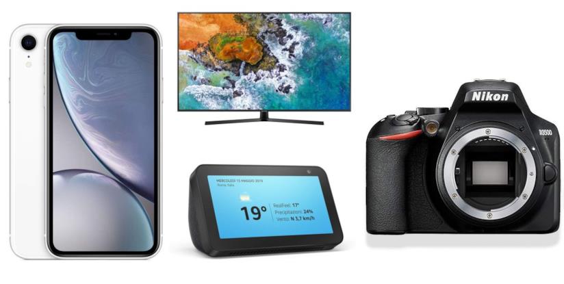 Prodotti in offerta su Amazon iPhone, tv Samsung, Amazon echo, fotocamera Nikon