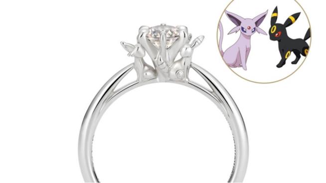 L'anello di fidanzamento dei Pokemon Un dettaglio dell'anello di fidanzamento dei Pokemon
