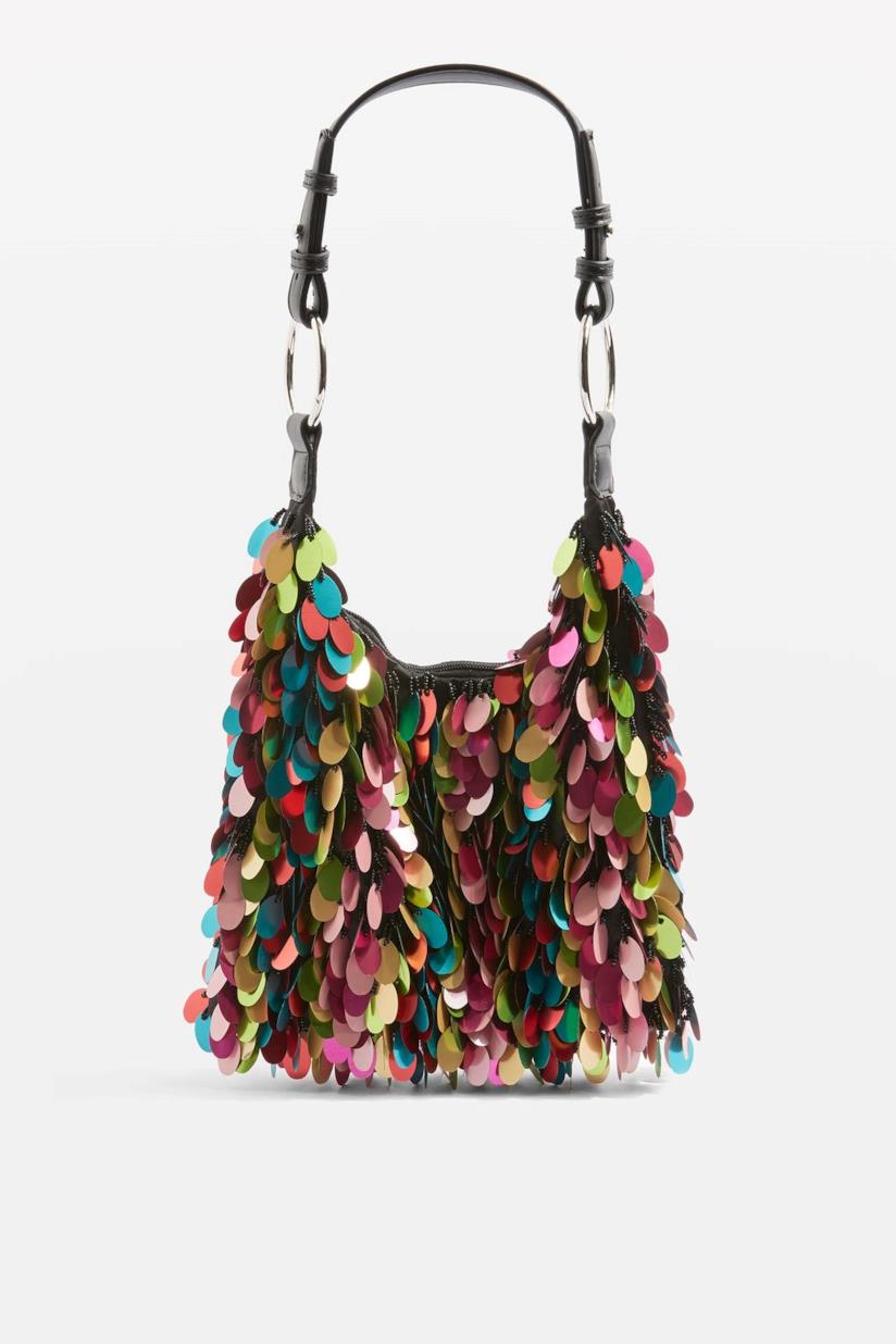 Borsa Topshop con paillettes da regalare a Natale Borsa Topshop con paillettes per regali di Natale