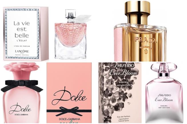 I nuovi profumi per la primavera 2018: La femme l'eau Prada, la vie est belle eclat Lancome Dolce garden, shiseido sakura ever bloom I nuovi profumi da indossare nella primavera 2018 da Prada a Lancome