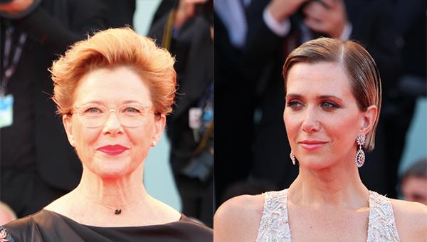 Anne Bening, Kristen Wiig e Hong Chau: Venezia 74 si apre all’insegna dell’ironia femminile Annette Bening e Kristen Wiig a Venezia 74